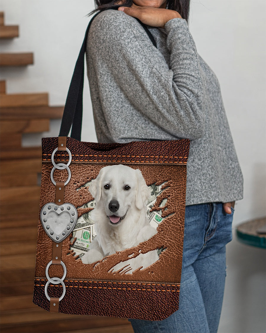 Kuvasz-Let Me Go Out -Cloth Tote Bag