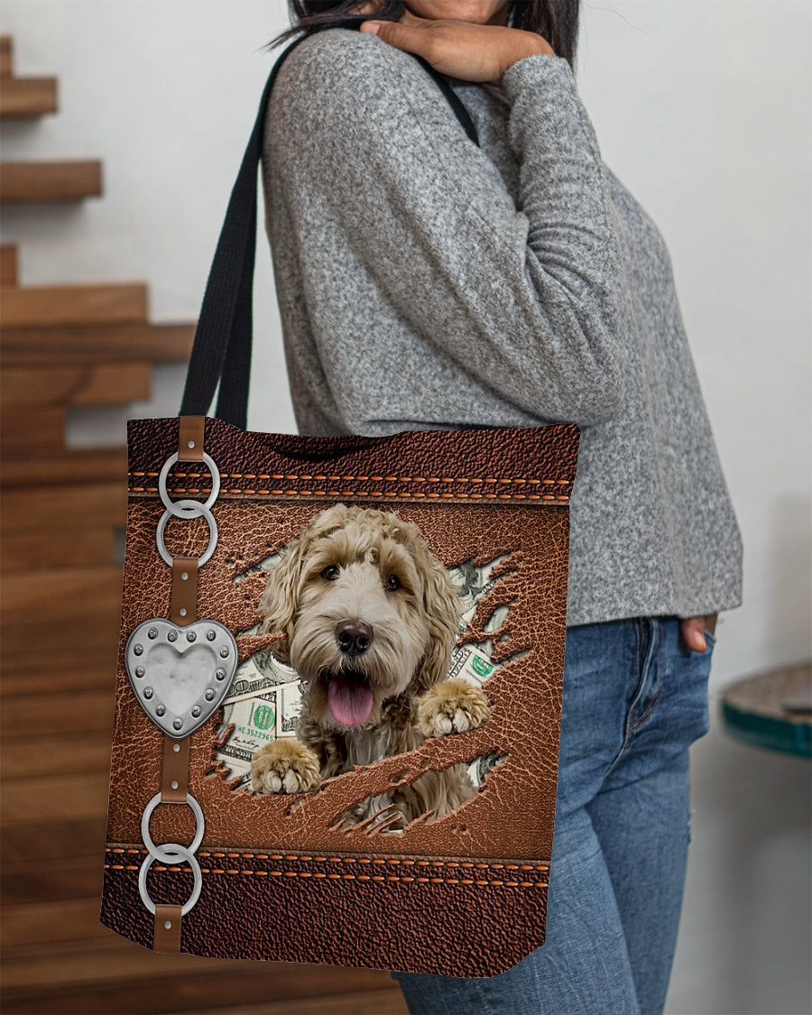 Labradoodle-Let Me Go Out -Cloth Tote Bag