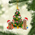 Labradoodle-Xmas Tree&Dog-Two Sided Ornament