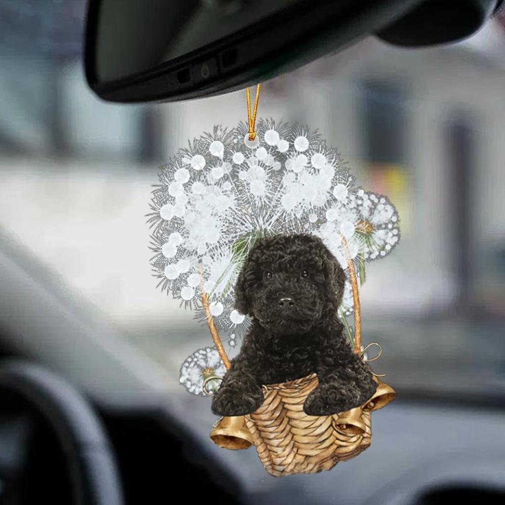 Labradoodle Black-Dandelion-Two Sided Ornament