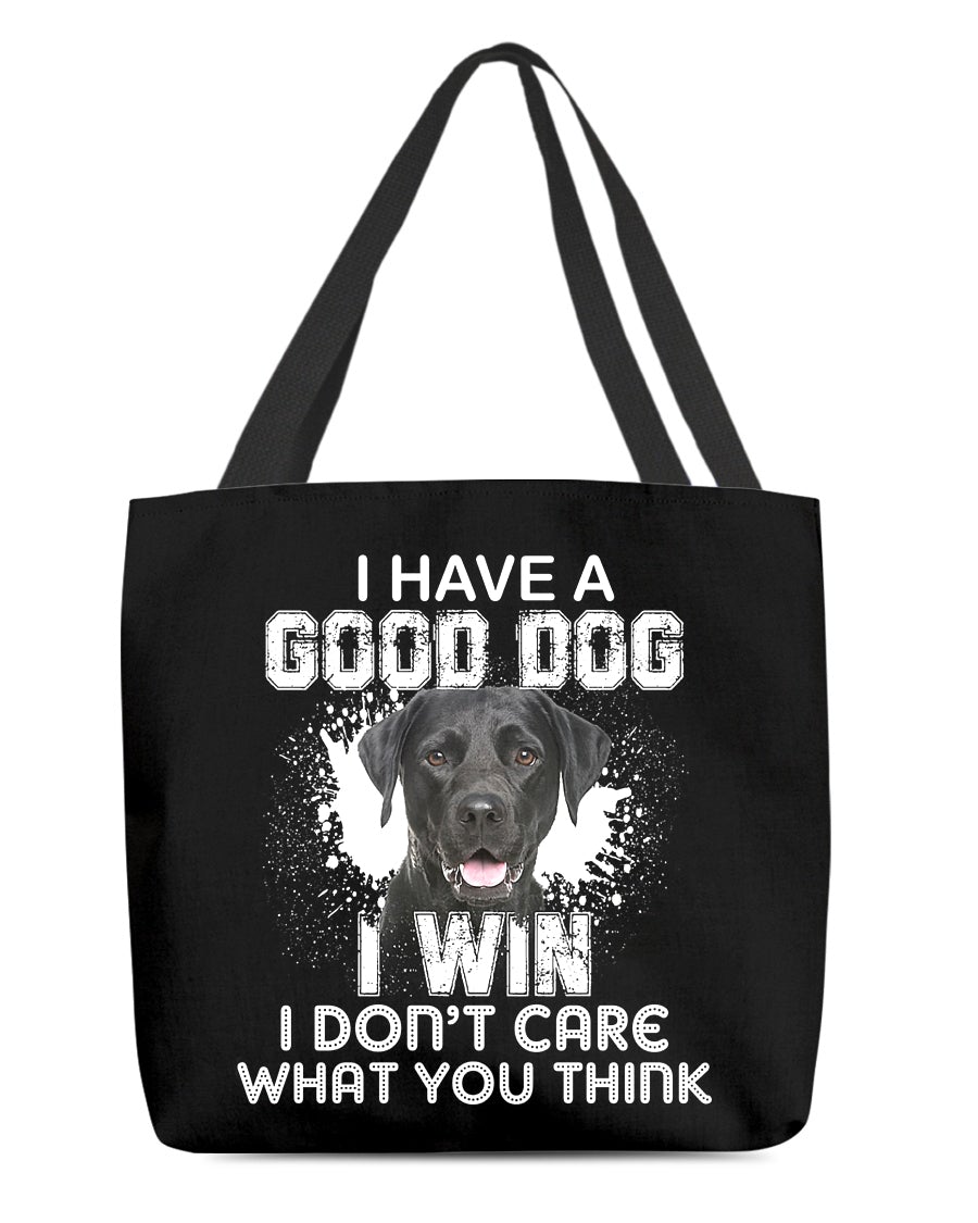 Labrador-I Win Cloth Tote Bag