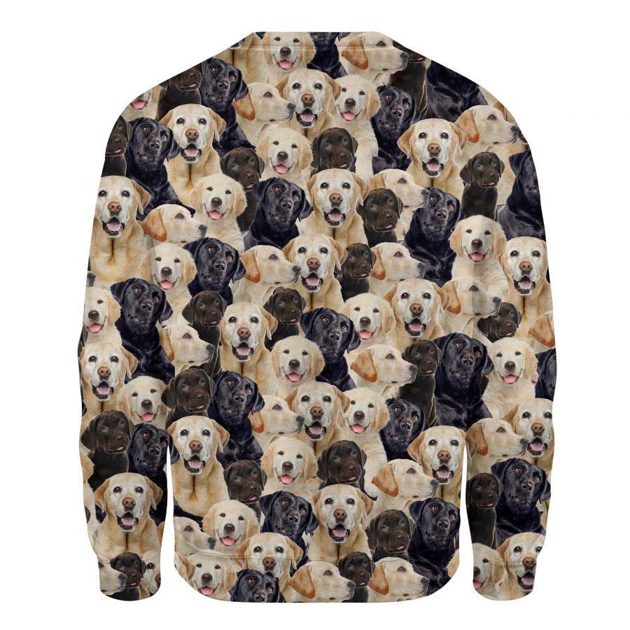 Labrador Retriever - Full Face - Premium Sweatshirt