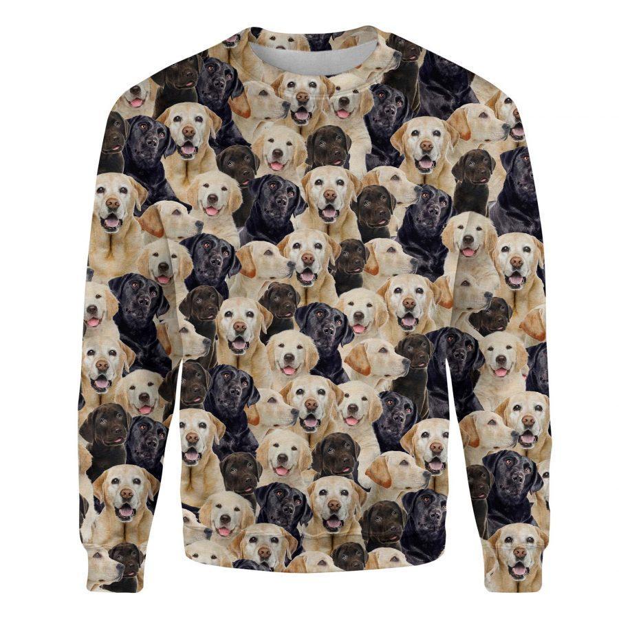 Labrador Retriever - Full Face - Premium Sweatshirt