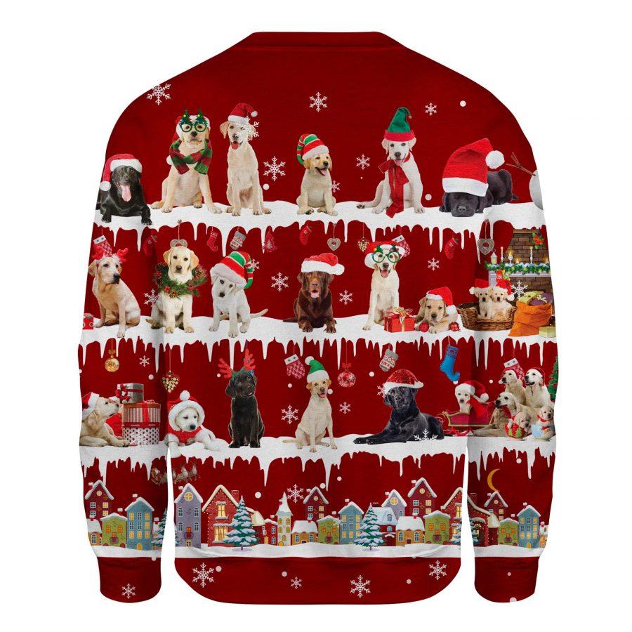Labrador Retriever - Snow Christmas - Premium Sweatshirt