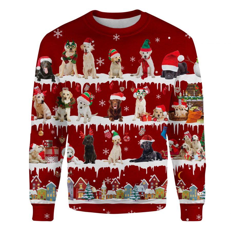 Labrador Retriever - Snow Christmas - Premium Sweatshirt