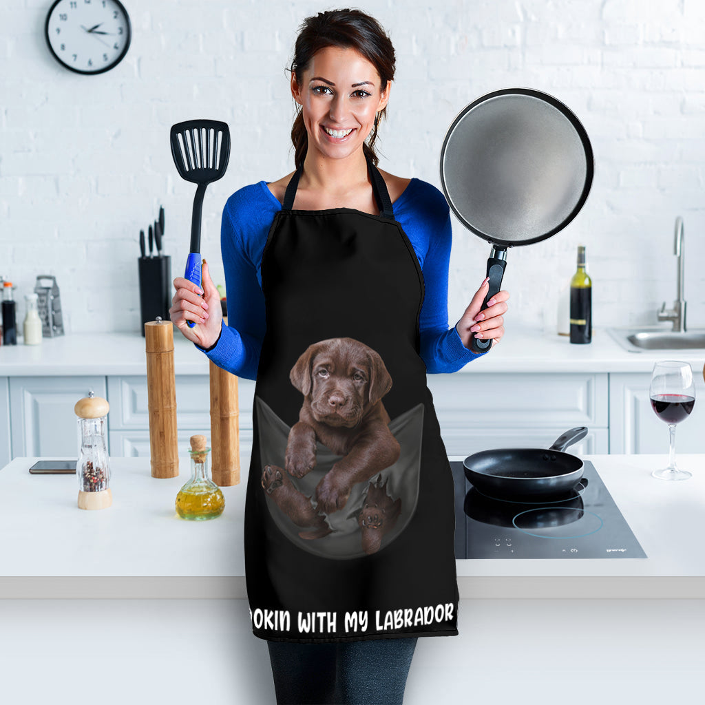 Labrador2 Cookin' With Me Apron