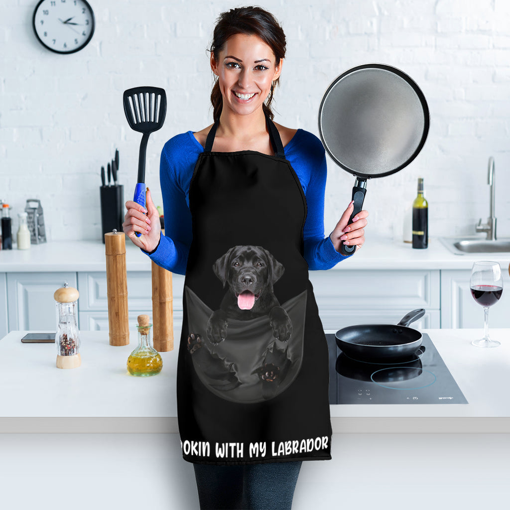 Labrador3 Cookin' With Me Apron