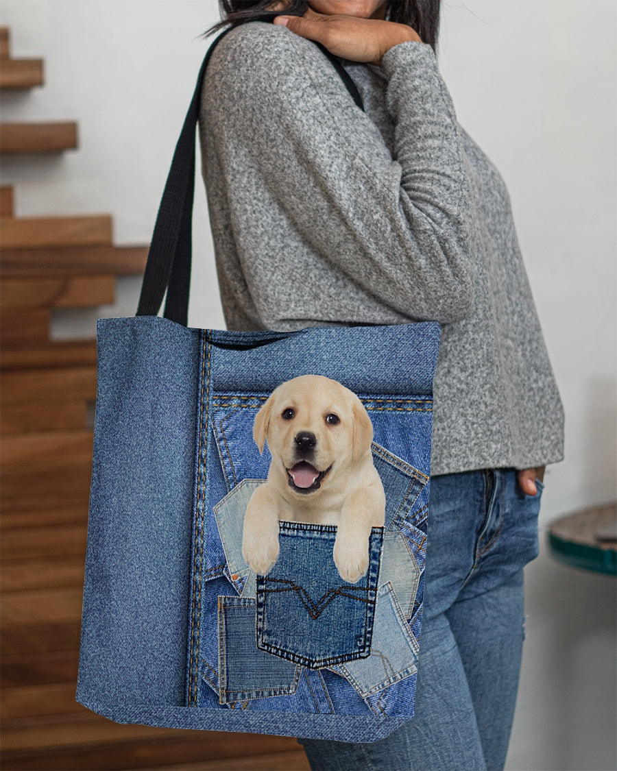 Labrador Retriever1-in pocket2-Cloth Tote Bag