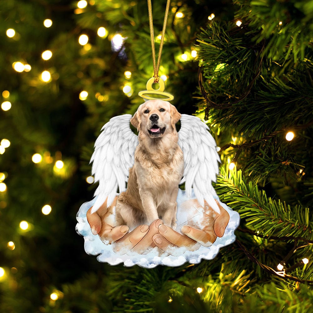 Labrador Retriever-In The Hands Of God Xmas-Two Sided Ornament
