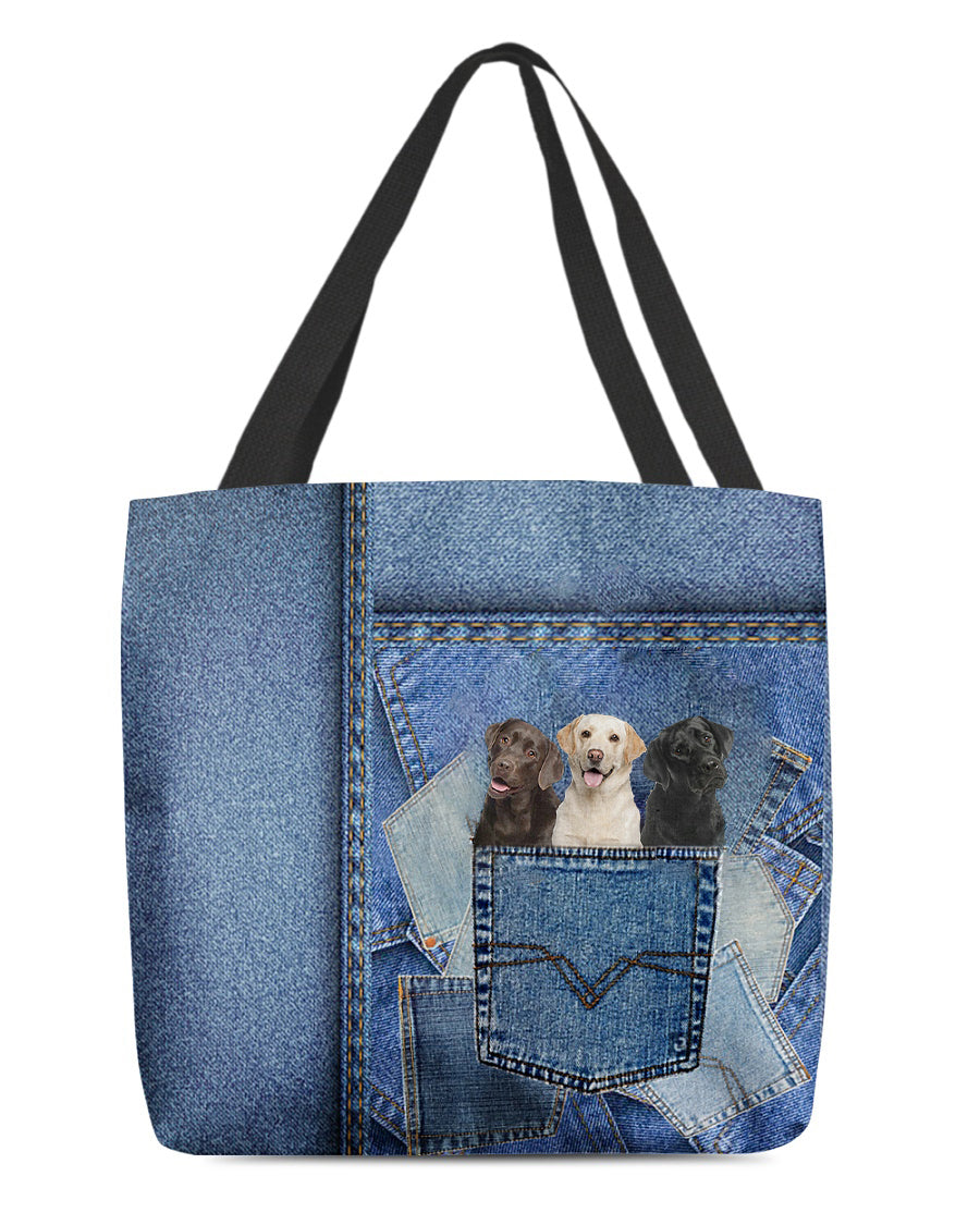 Labrador retriever n3-in pocket2-Cloth Tote Bag