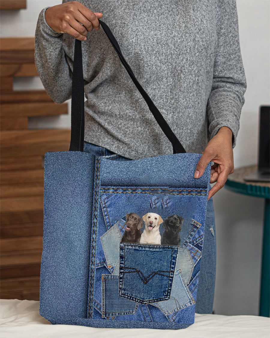 Labrador retriever n3-in pocket2-Cloth Tote Bag