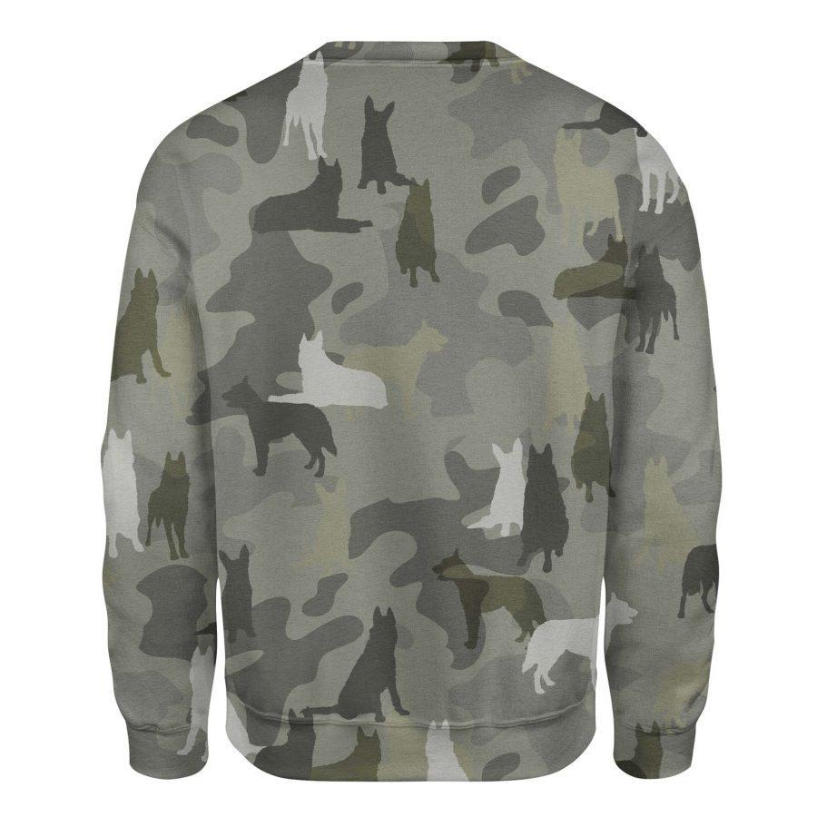 Laekenois Dog - Camo - Premium Sweatshirt