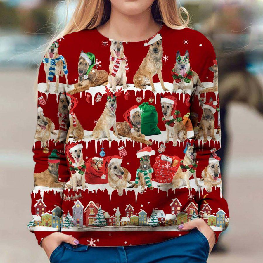 Laekenois Dog - Snow Christmas - Premium Sweatshirt