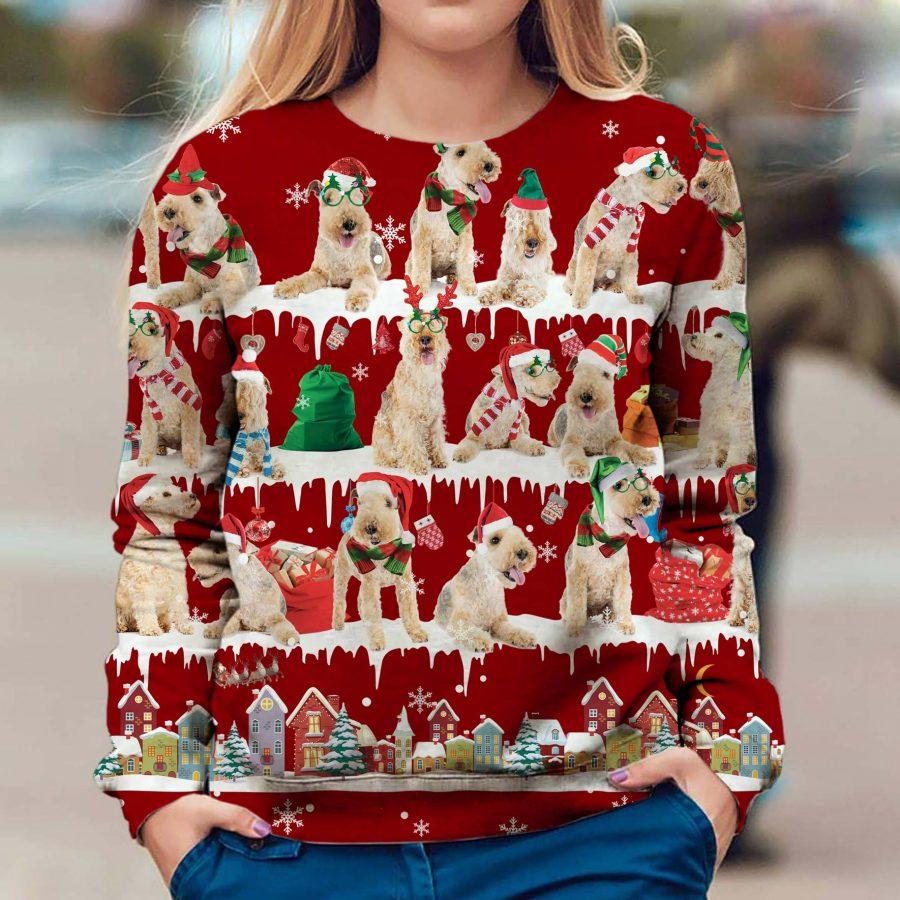 Lakeland Terrier - Snow Christmas - Premium Sweatshirt