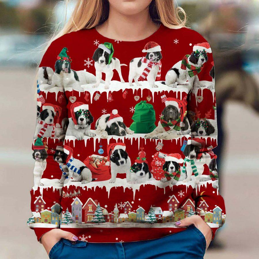 Landseer - Snow Christmas - Premium Sweatshirt