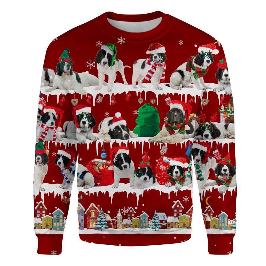 Landseer - Snow Christmas - Premium Sweatshirt