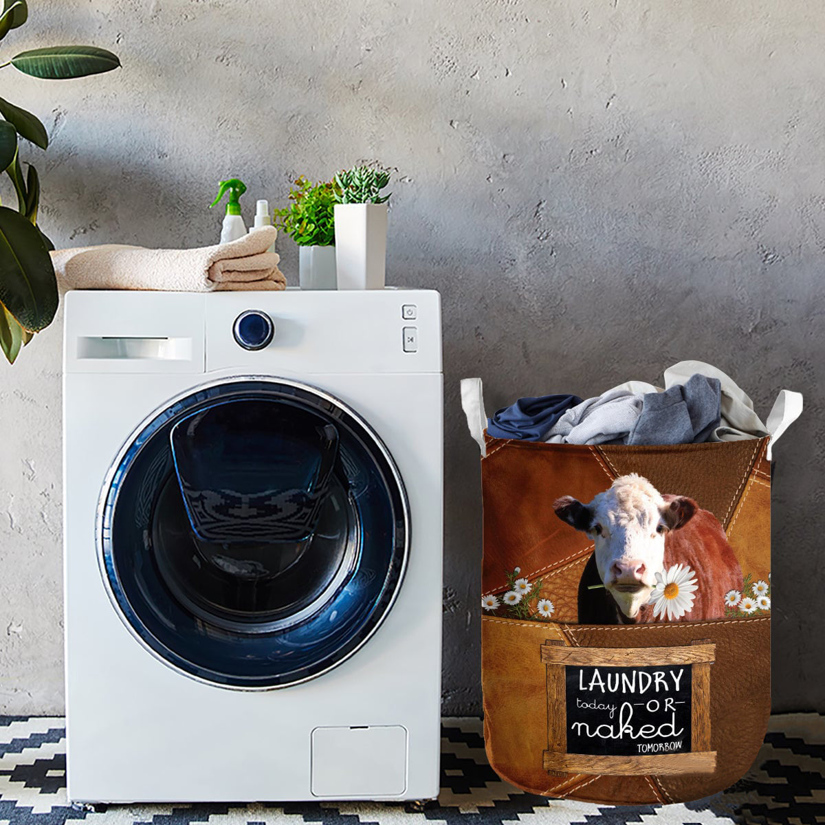 Hereford-laundry today or naked tomorrow laundry basket