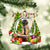 Leonberger-Christmas Crystal Box Dog-Two Sided Ornament