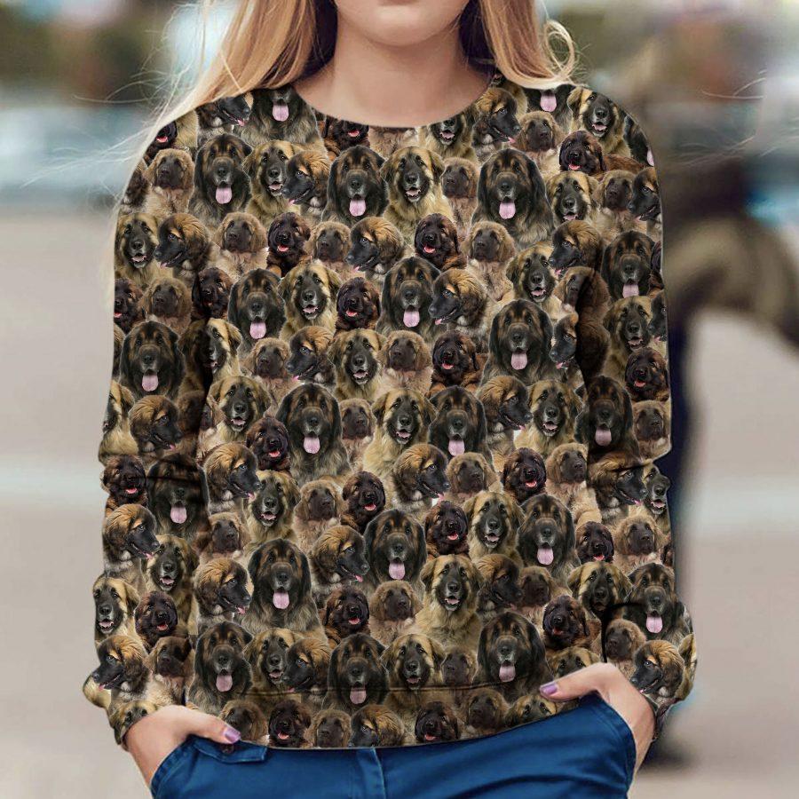 Leonberger - Full Face - Premium Sweatshirt