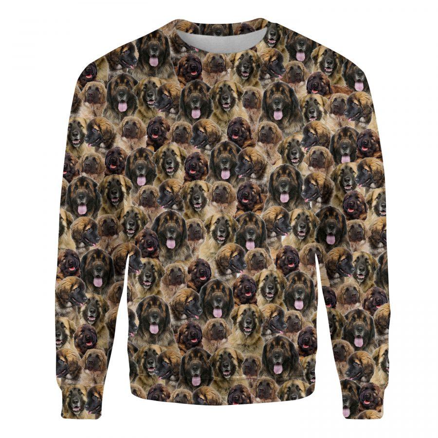 Leonberger - Full Face - Premium Sweatshirt