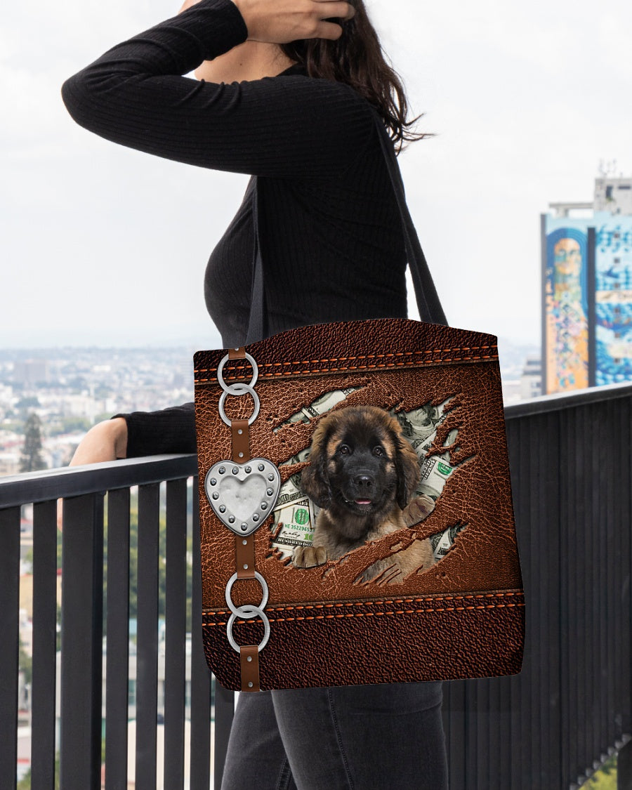 Leonberger-Let Me Go Out -Cloth Tote Bag