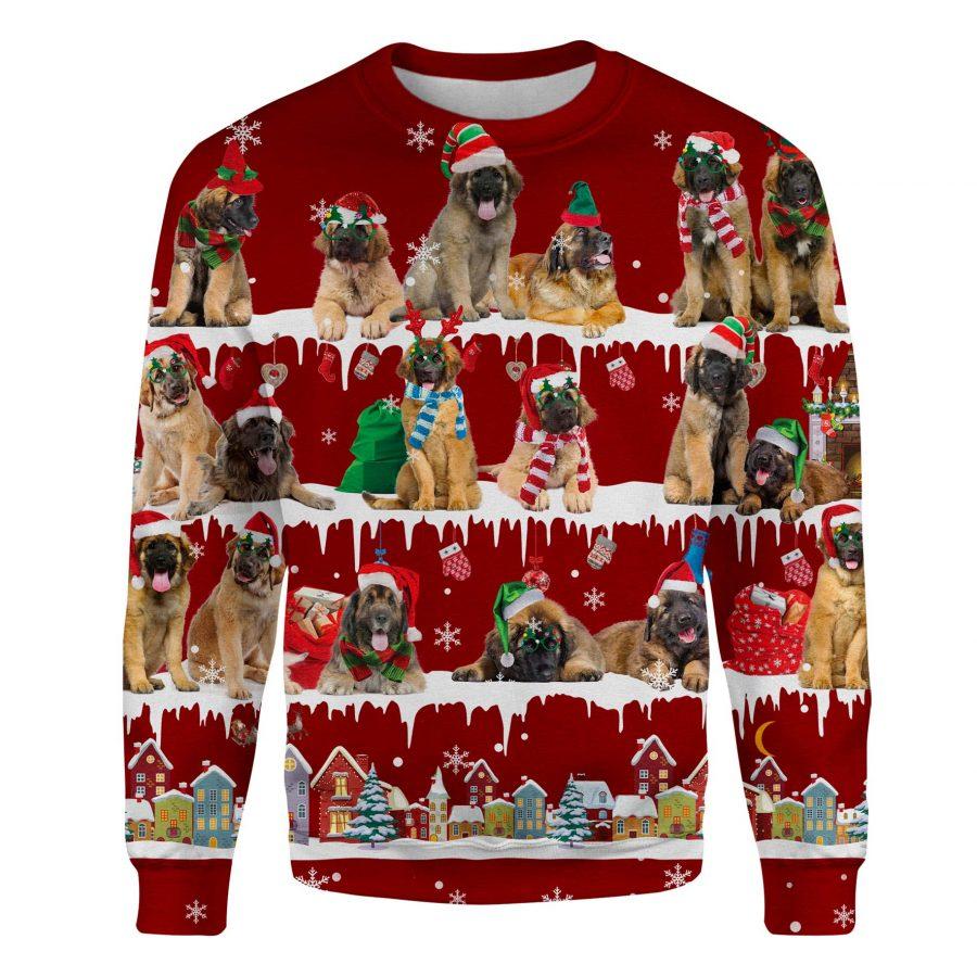 Leonberger - Snow Christmas - Premium Sweatshirt