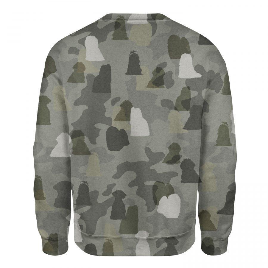 Lhasa Apso - Camo - Premium Sweatshirt