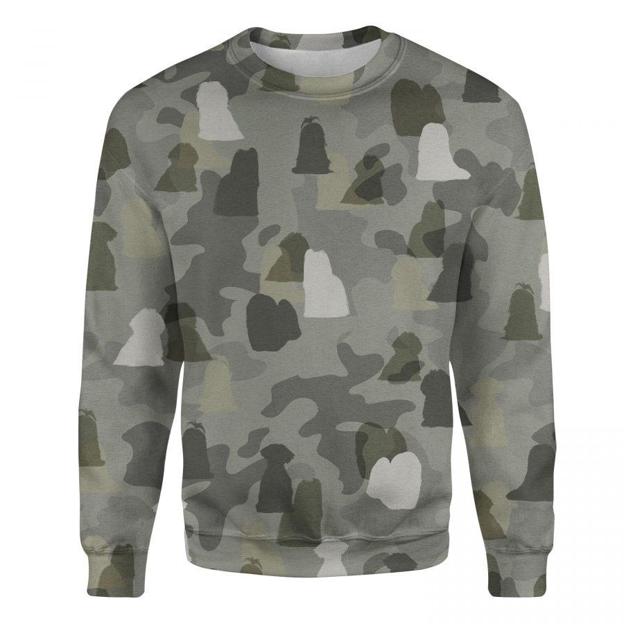 Lhasa Apso - Camo - Premium Sweatshirt