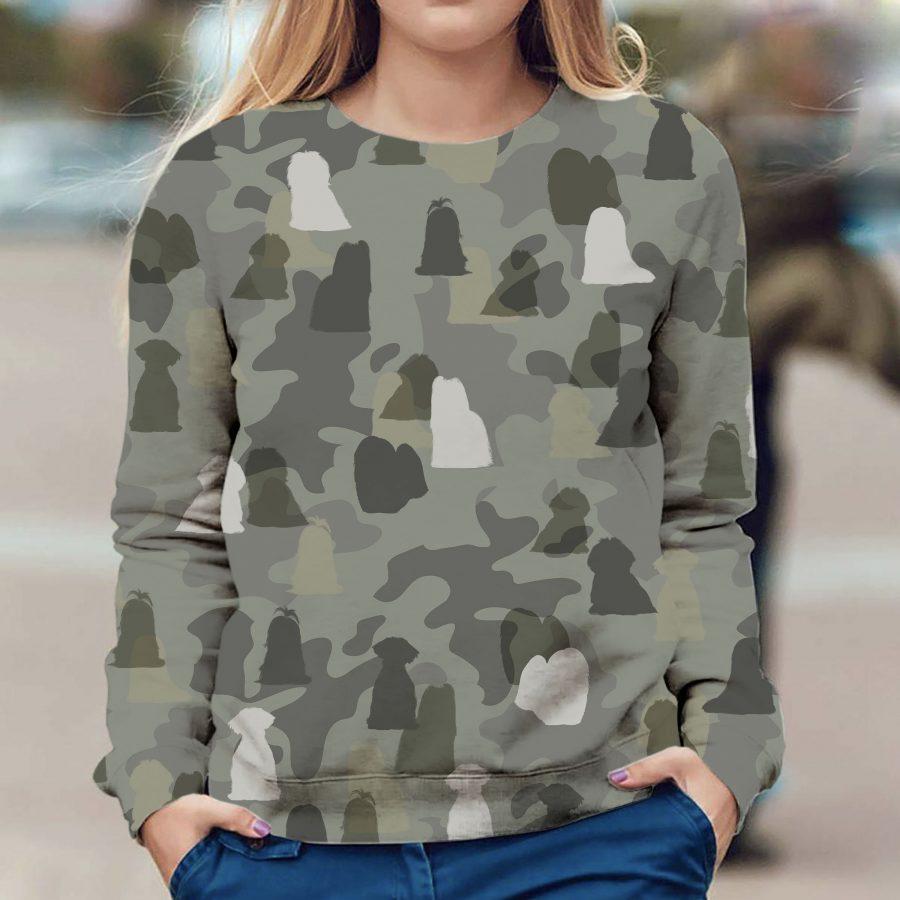 Lhasa Apso - Camo - Premium Sweatshirt