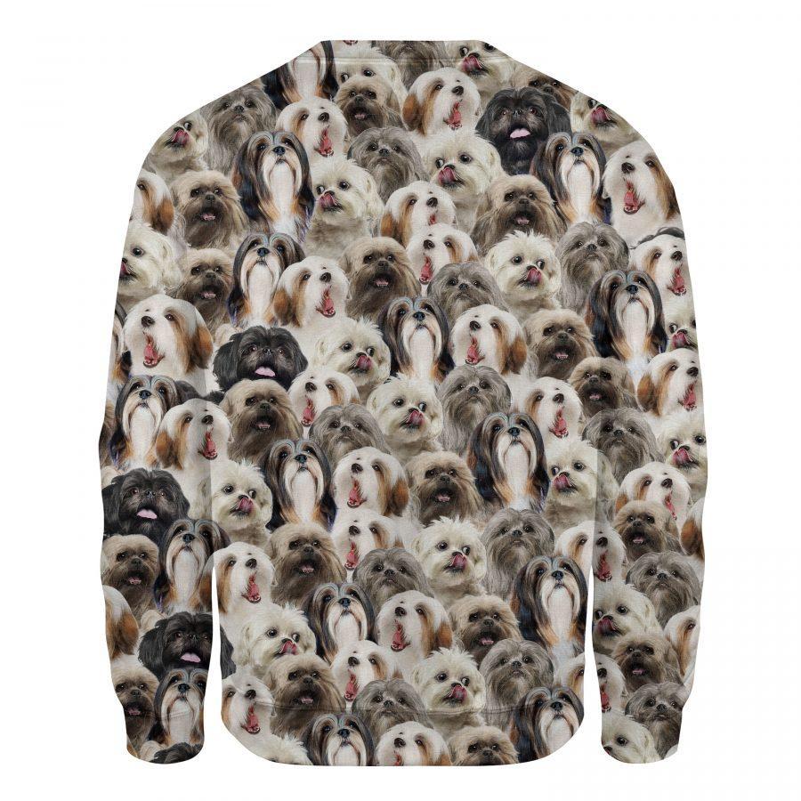 Lhasa Apso - Full Face - Premium Sweatshirt