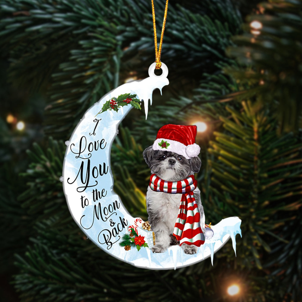 Lhasa Apso-I Love You-Two Sided Ornament