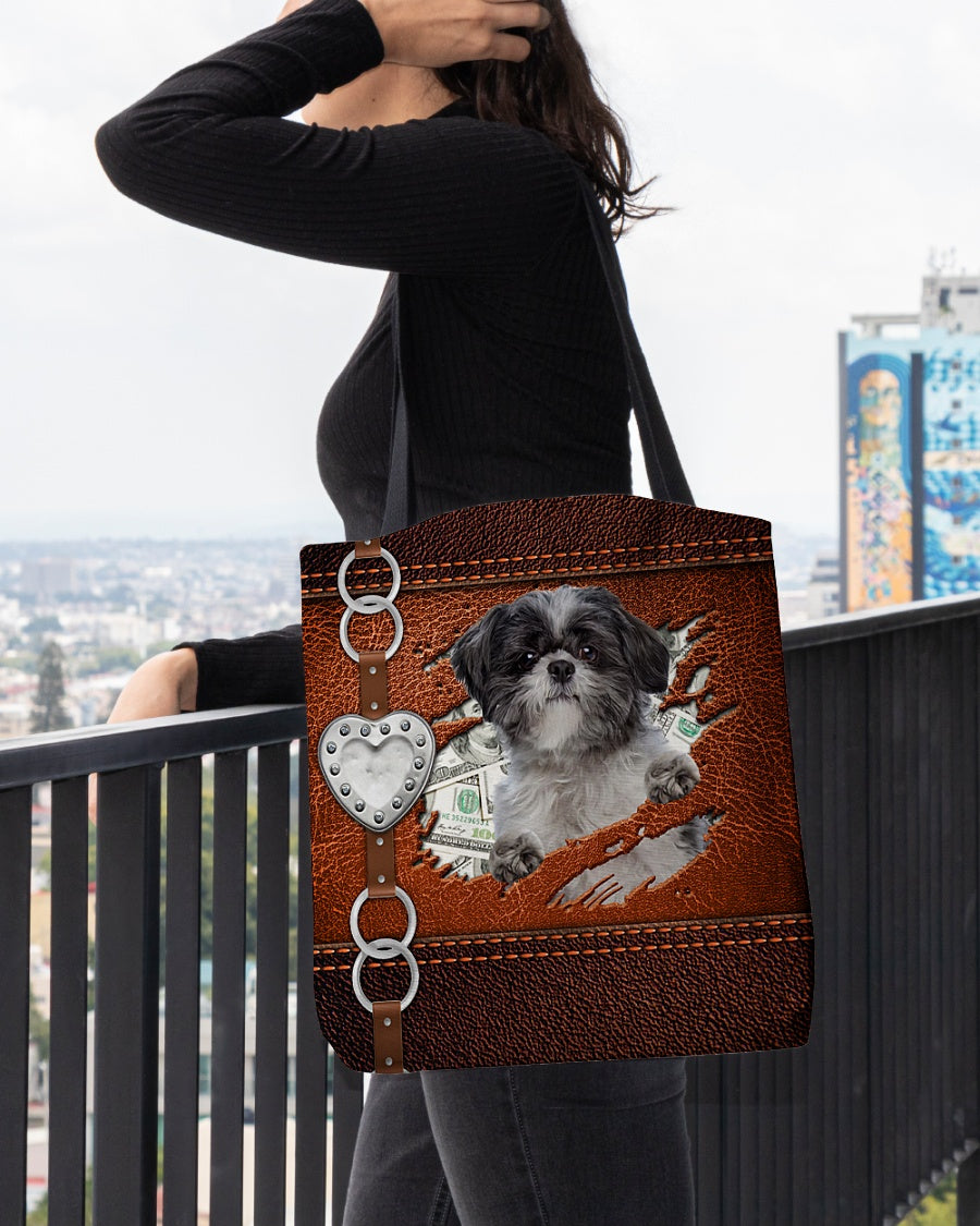 Lhasa Apso-Let Me Go Out -Cloth Tote Bag