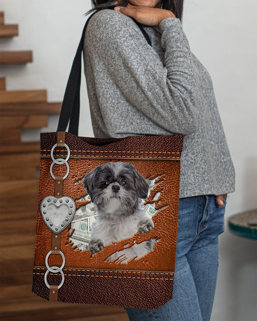 Lhasa Apso-Let Me Go Out -Cloth Tote Bag
