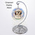 Rainbow Bridge Memorial-Lhasa Apso Brown Porcelain Hanging Ornament