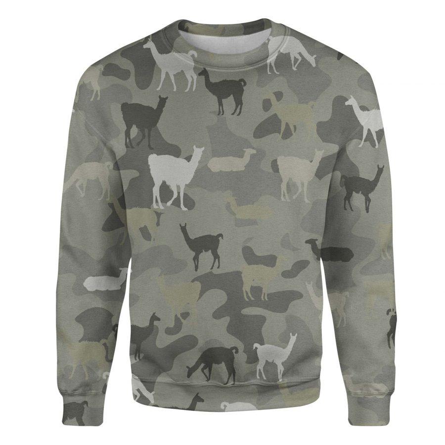 Llama - Camo - Premium Sweatshirt