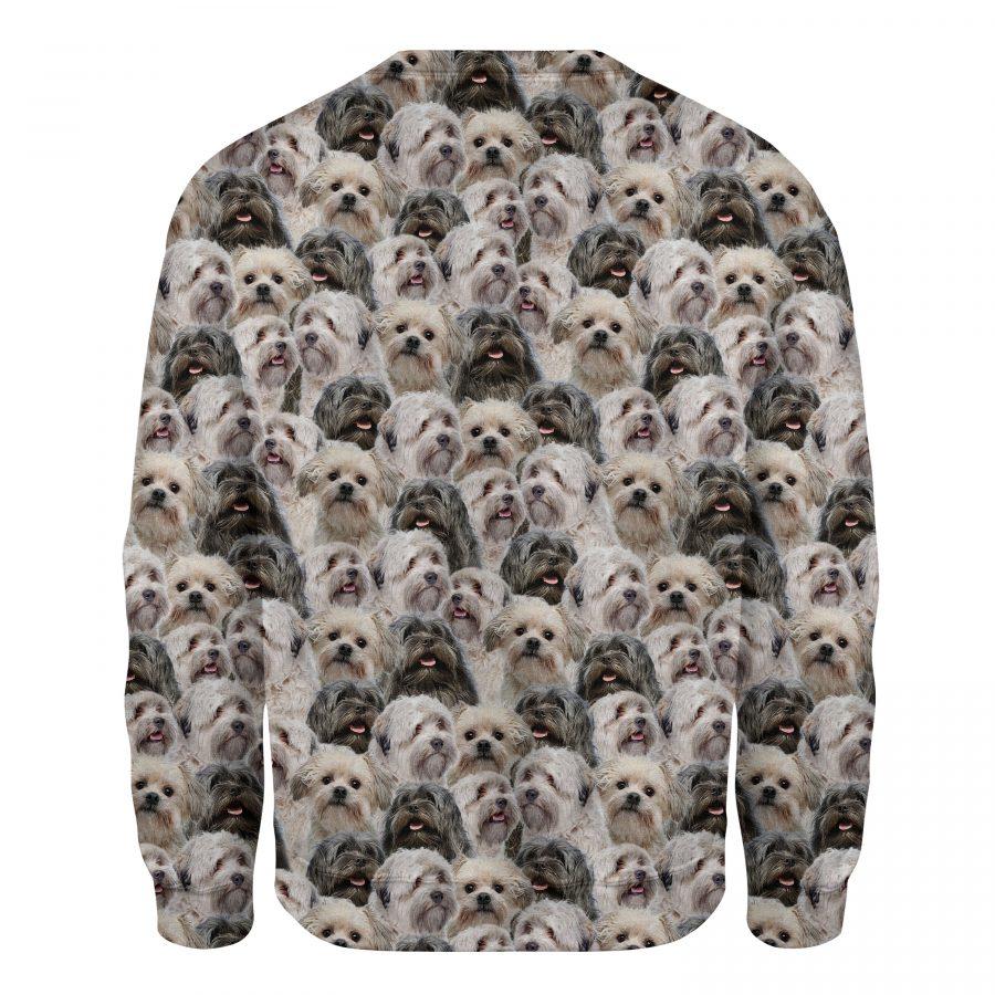 Lowchen - Full Face - Premium Sweatshirt