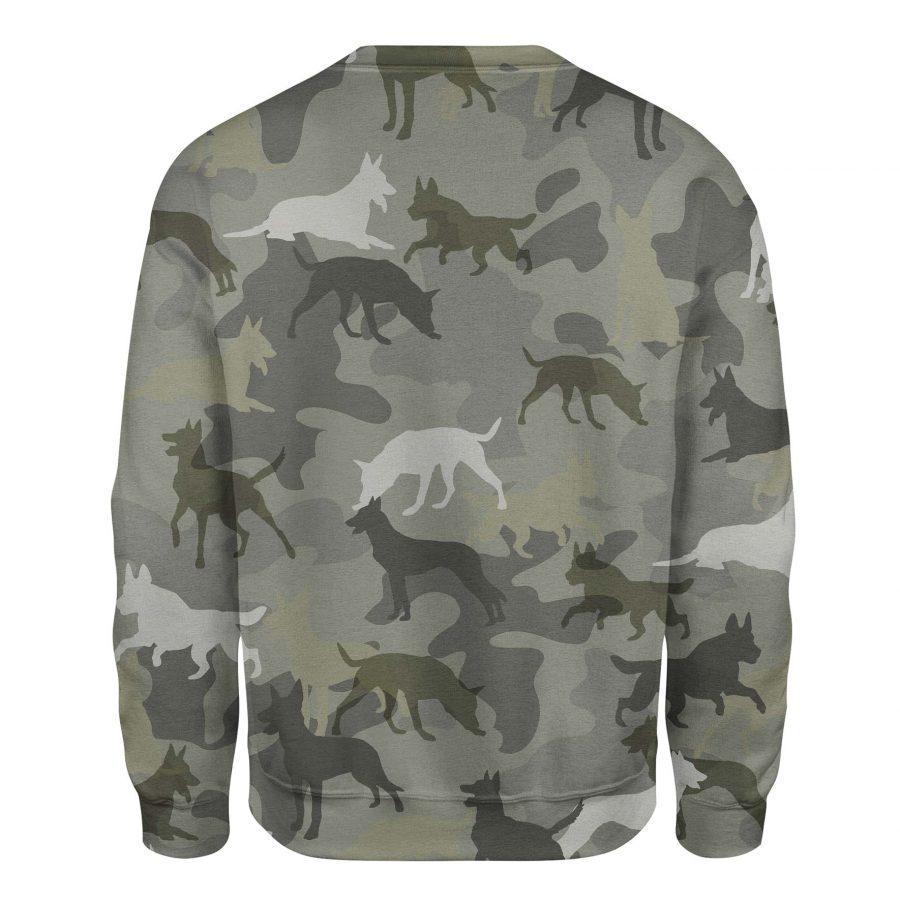 Malinois Dog - Camo - Premium Sweatshirt