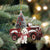 Maltese-Christmas Truck Two Sided Ornament