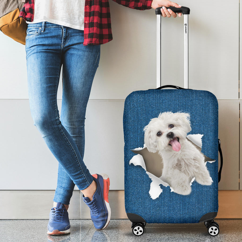 Torn Paper Luggage Covers