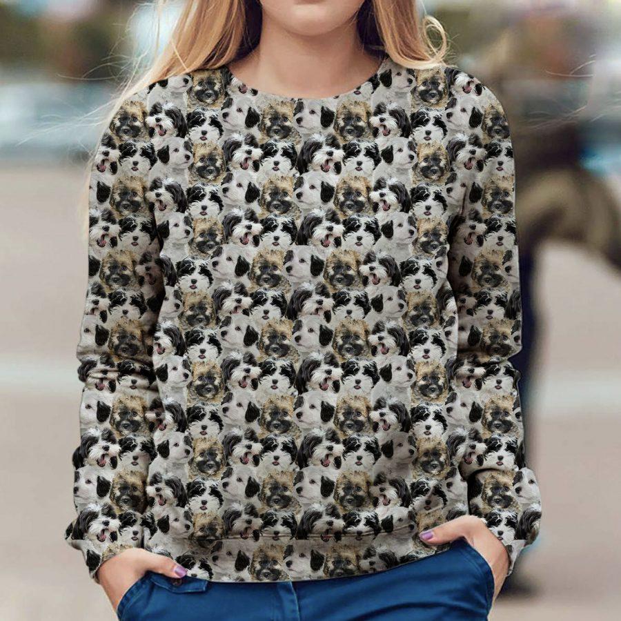 Maltipoo - Full Face - Premium Sweatshirt