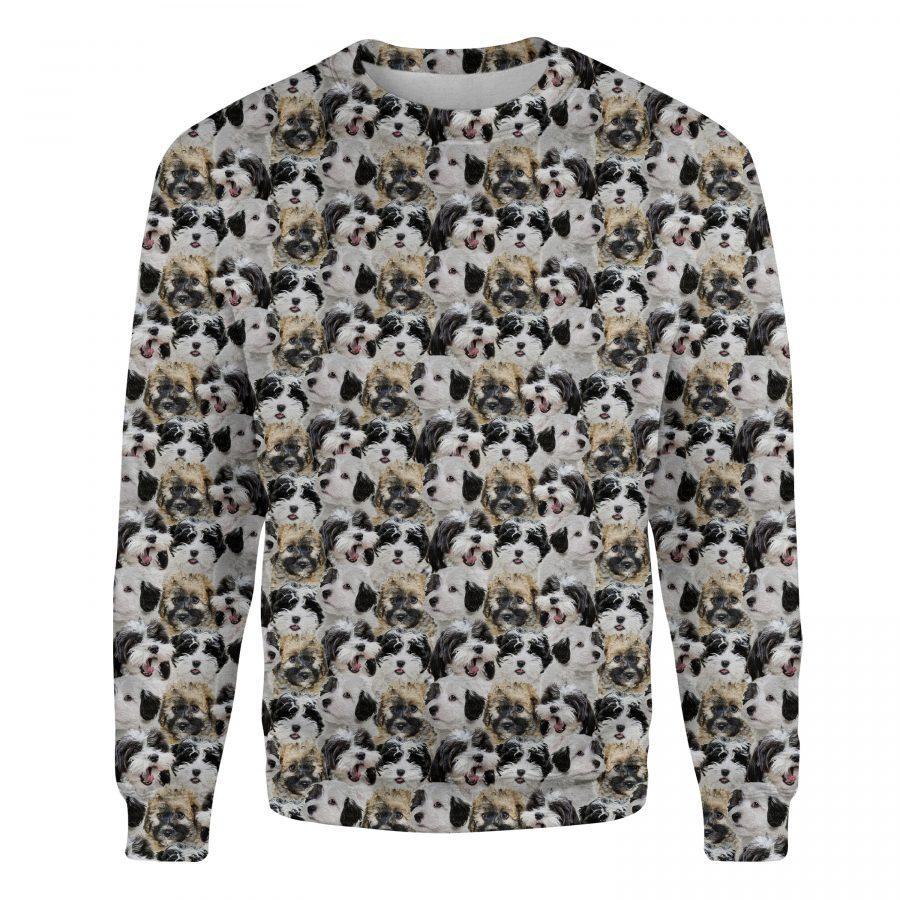 Maltipoo - Full Face - Premium Sweatshirt