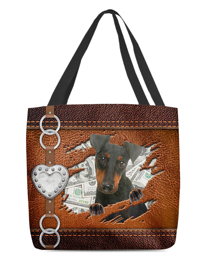 Manchester Terrier-Let Me Go Out -Cloth Tote Bag