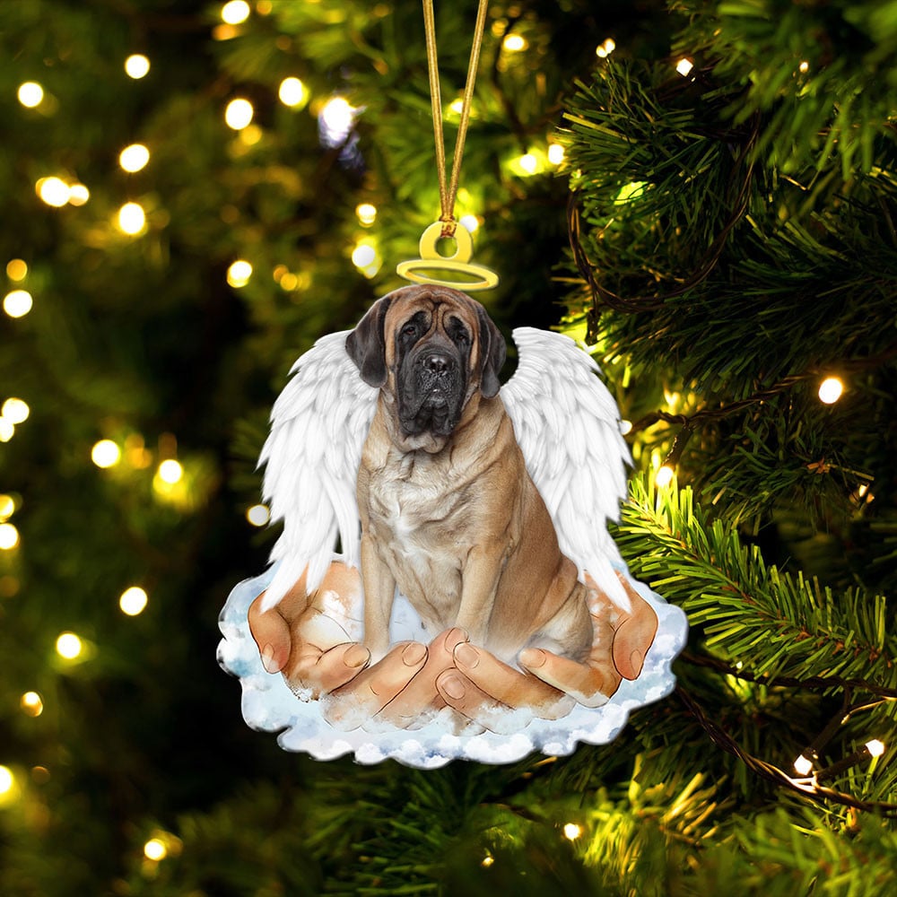 Mastiff-In The Hands Of God Xmas-Two Sided Ornament