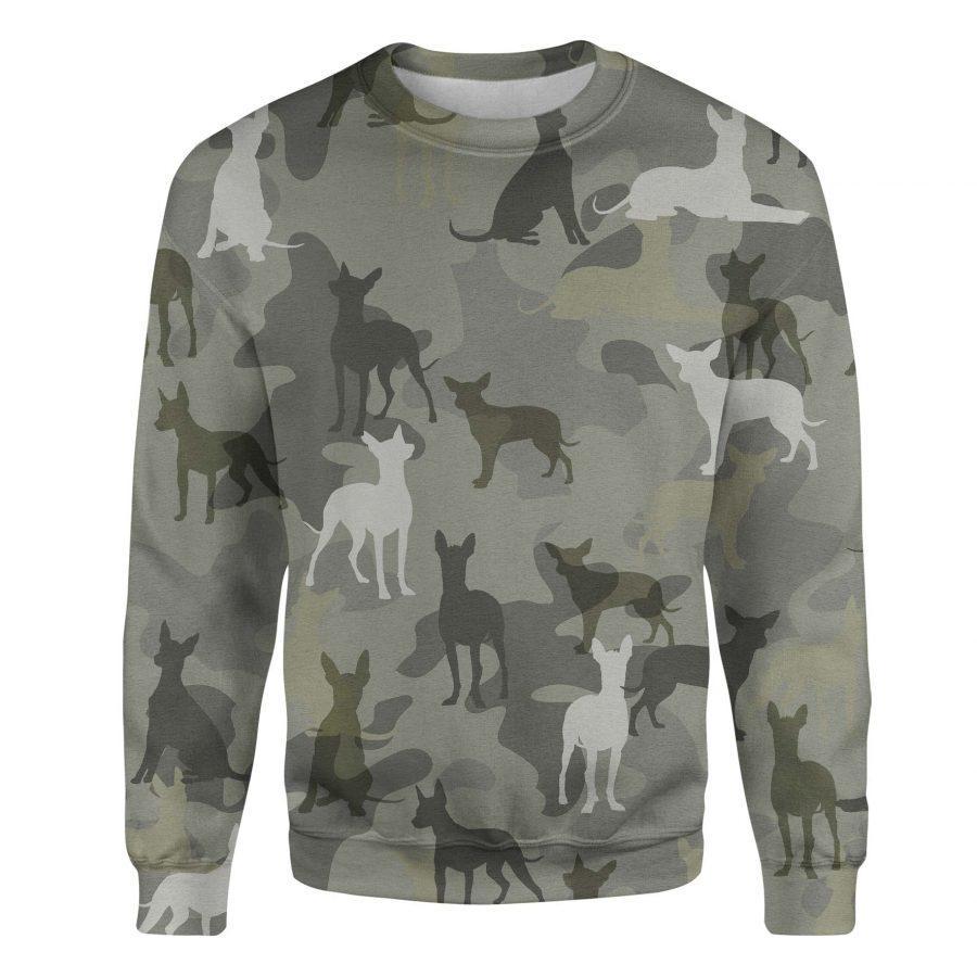 Mexican Hairless Dog - Camo - Premium Sweatshirt