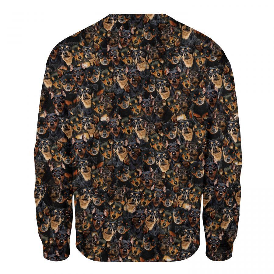 Miniature Pinscher - Full Face - Premium Sweatshirt