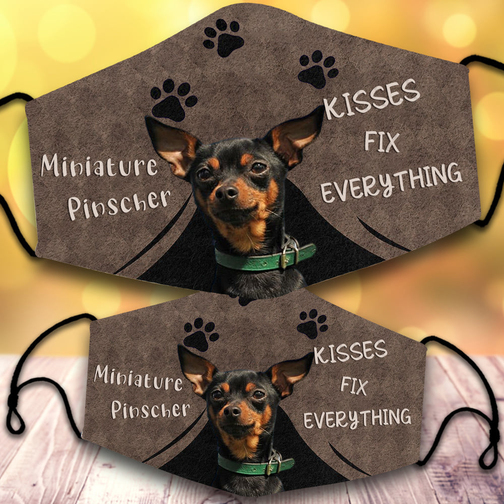 Miniature Pinscher-Kisses Fix Everything-Veil