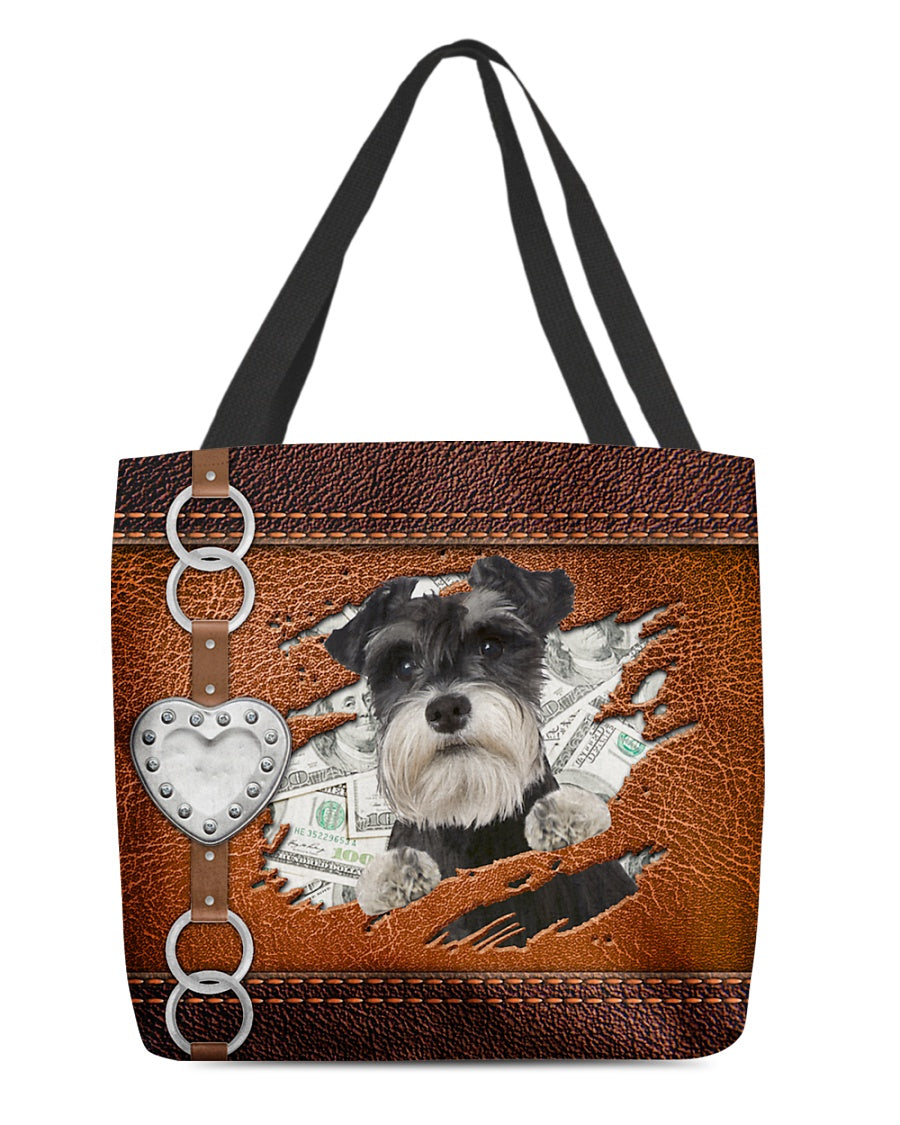 Miniature Schnauzer-Let Me Go Out -Cloth Tote Bag