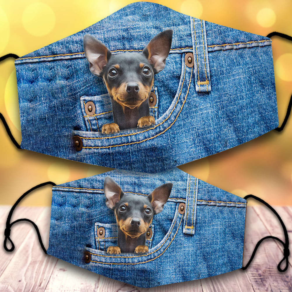 Miniature pinscher-In Pocket-Veil