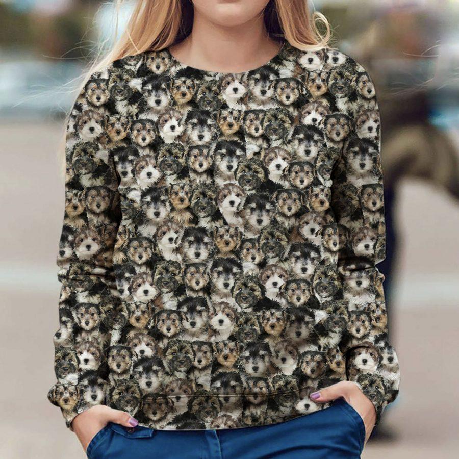 Morkie - Full Face - Premium Sweatshirt