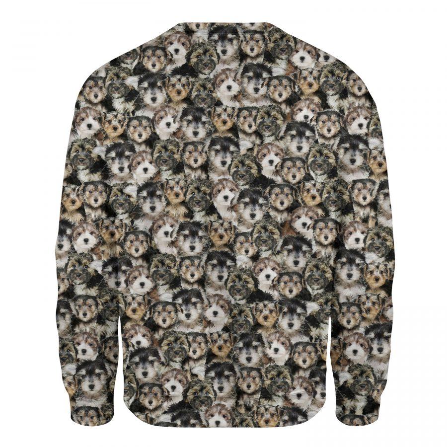 Morkie - Full Face - Premium Sweatshirt